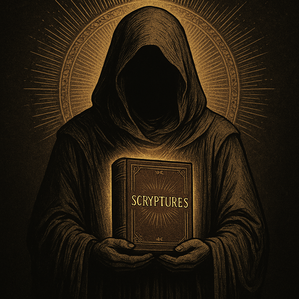 Oracle Holding Sacred Book